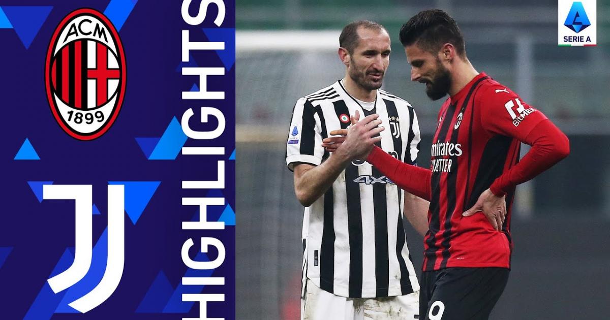Highlights trận đấu giữa AC Milan và Juventus