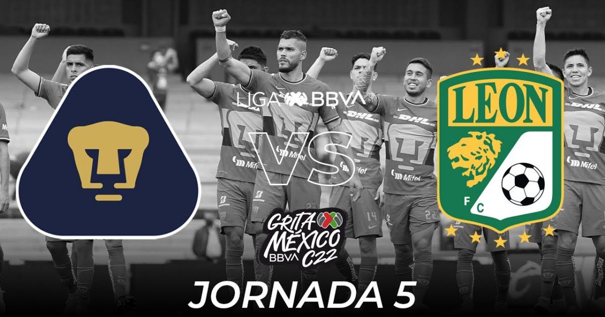 león vs pumas unam channel