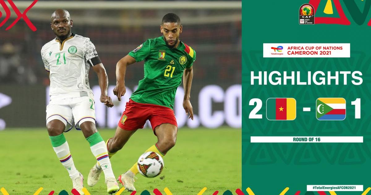 Highlights trận đấu giữa Cameroon và Commores