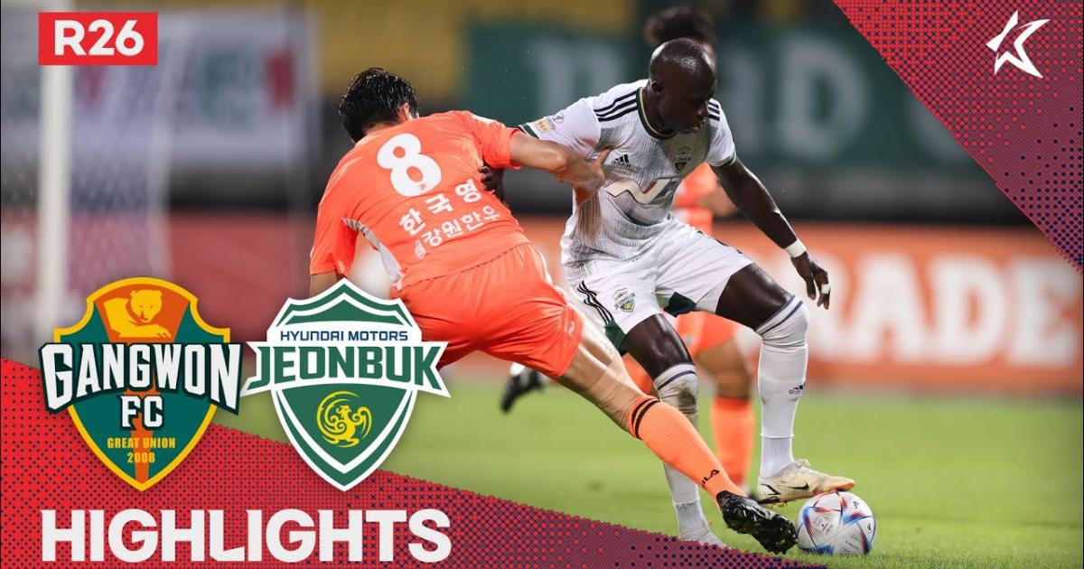 Gangwon Fc Vs Jeonbuk Motors Livescore And Live Video Korea Republic K League 1 Scorebat Live Football