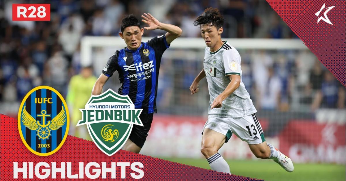 Incheon United Vs Jeonbuk Motors Livescore And Live Video Korea Republic K League 1 Scorebat Live Football