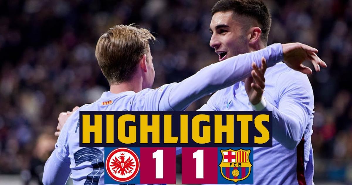 Eintracht Frankfurt - Barcelona: Highlights