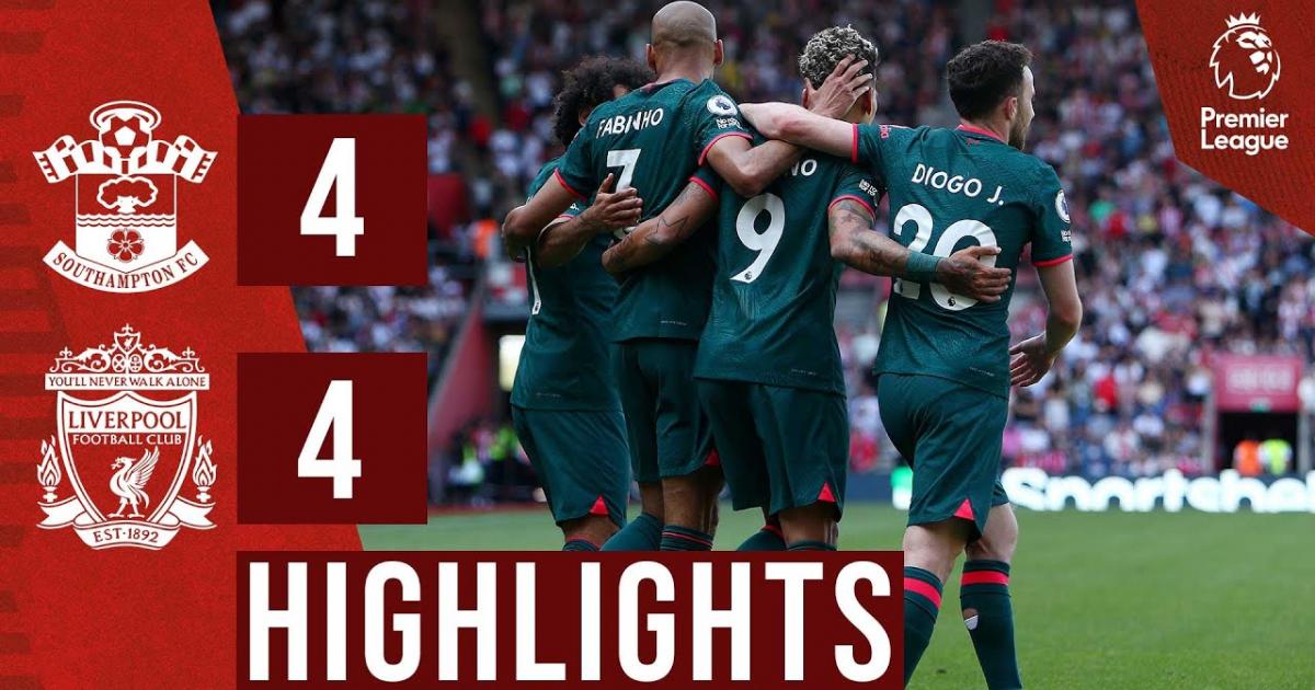 Highlights trận đấu giữa Southampton và Liverpool