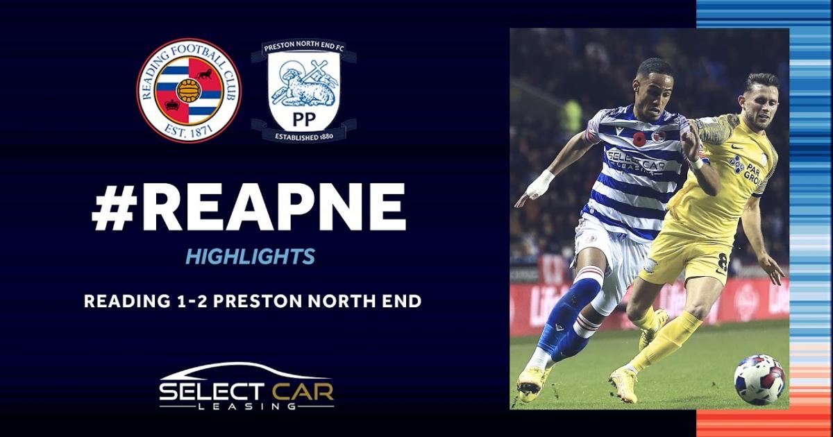 Résultat Reading Preston 1 2 La 20e