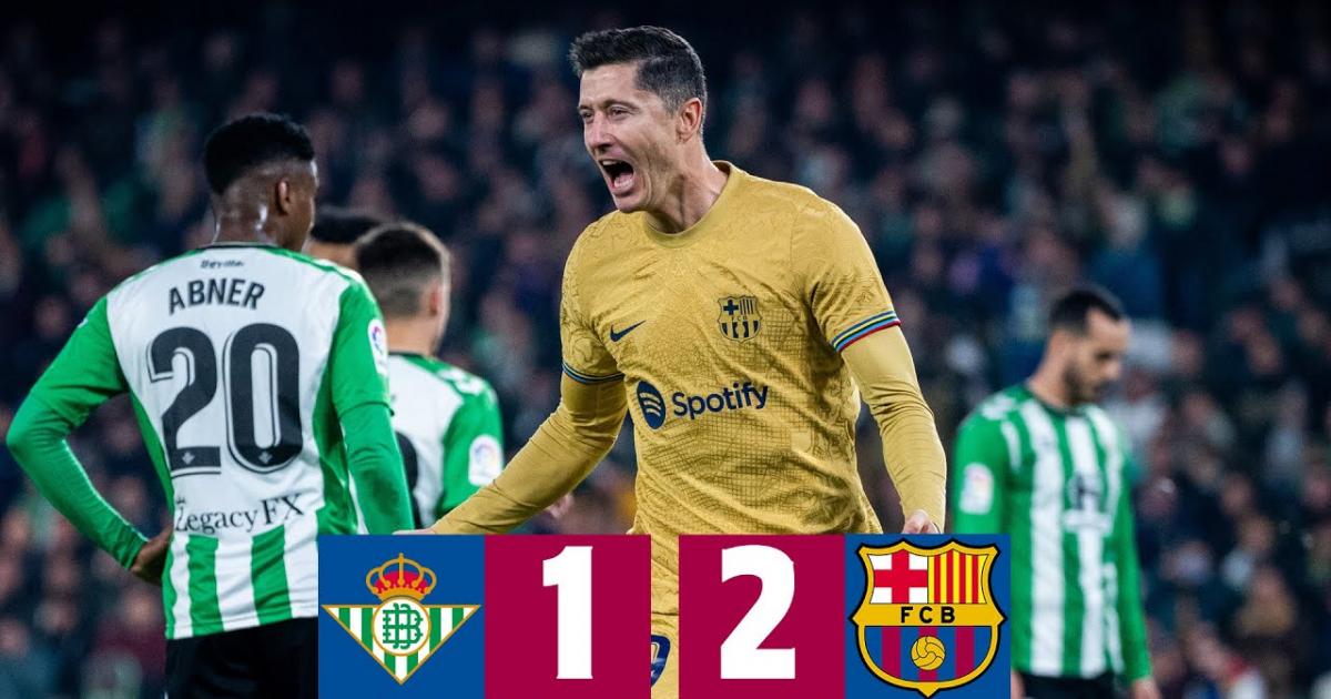 [Highlights] Video bàn thắng Real Betis vs Barcelona  02/02/2023 03:00 La Liga | VĐQG Tây Ban Nha