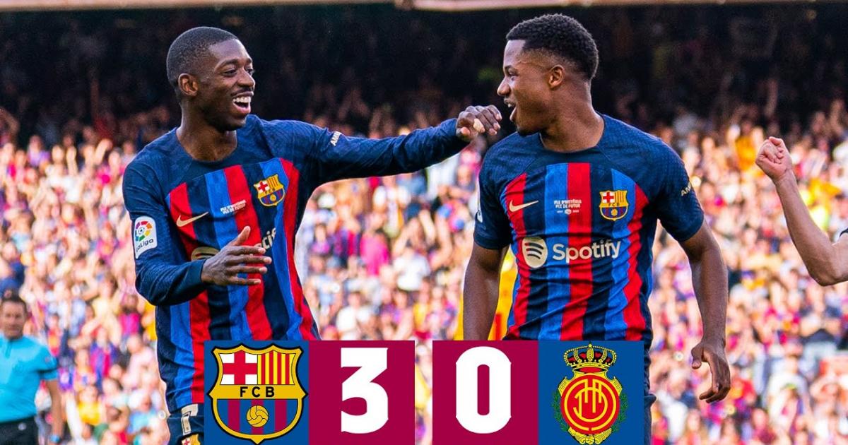 Highlights trận đấu giữa Barcelona và Mallorca