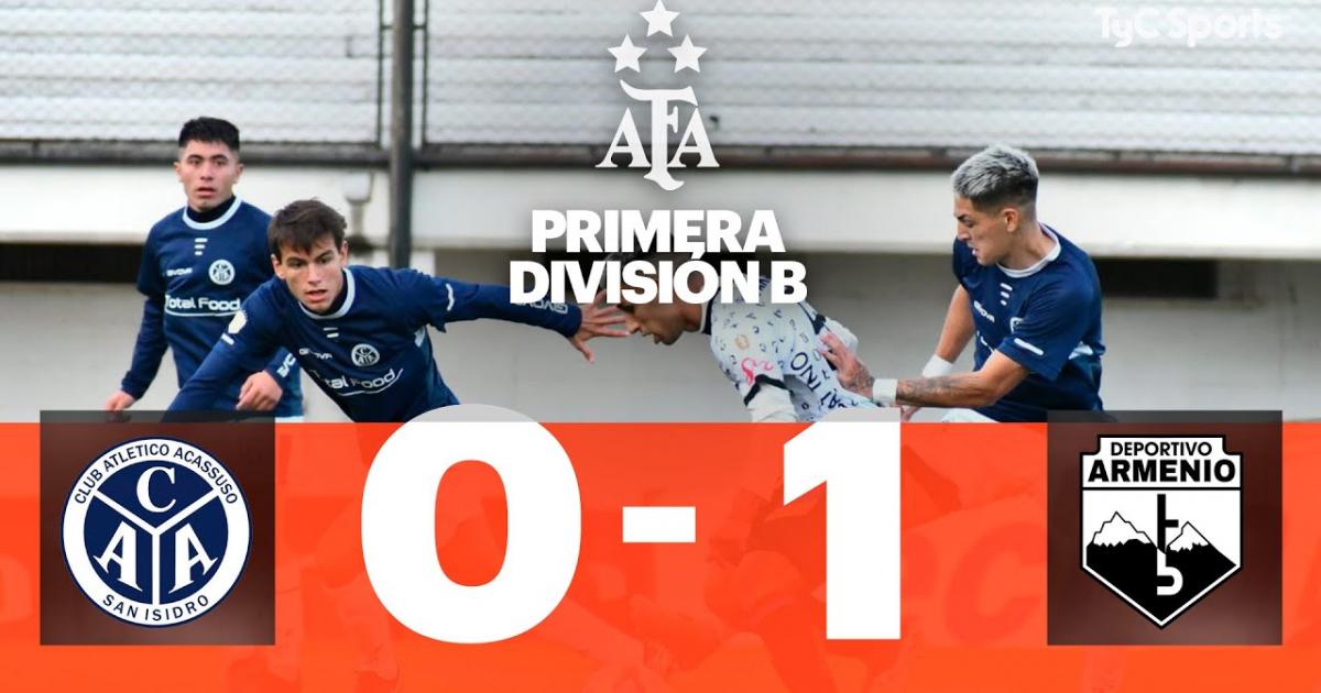 Highlights trận đấu giữa CA Acassuso và Deportivo Armenio