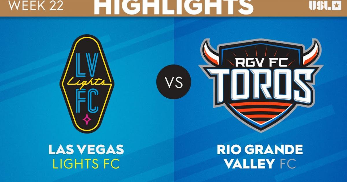 Las Vegas Lights FC vs. Rio Grande Valley FC - Game Highlights