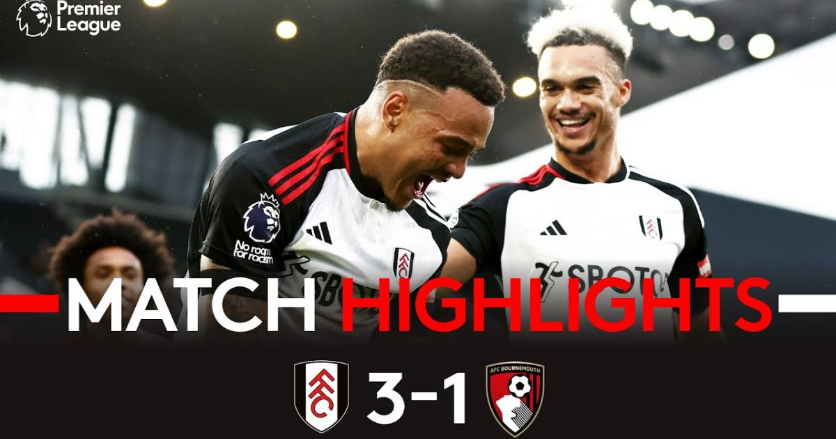 31 Fulham vs Bournemouth match Foot Direct 10 février 2025 1600
