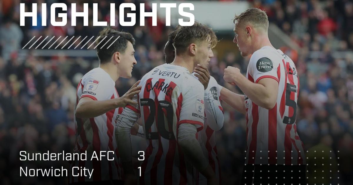 HIGHLIGHTS  SUNDERLAND vs CARDIFF CITY 