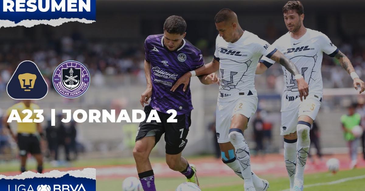 Pumas vs Mazatlan Livescore and Live Video Mexico Apertura