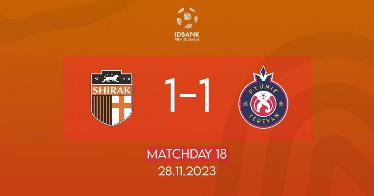 Live Stream trận đấu giữa Shirak và Pyunik