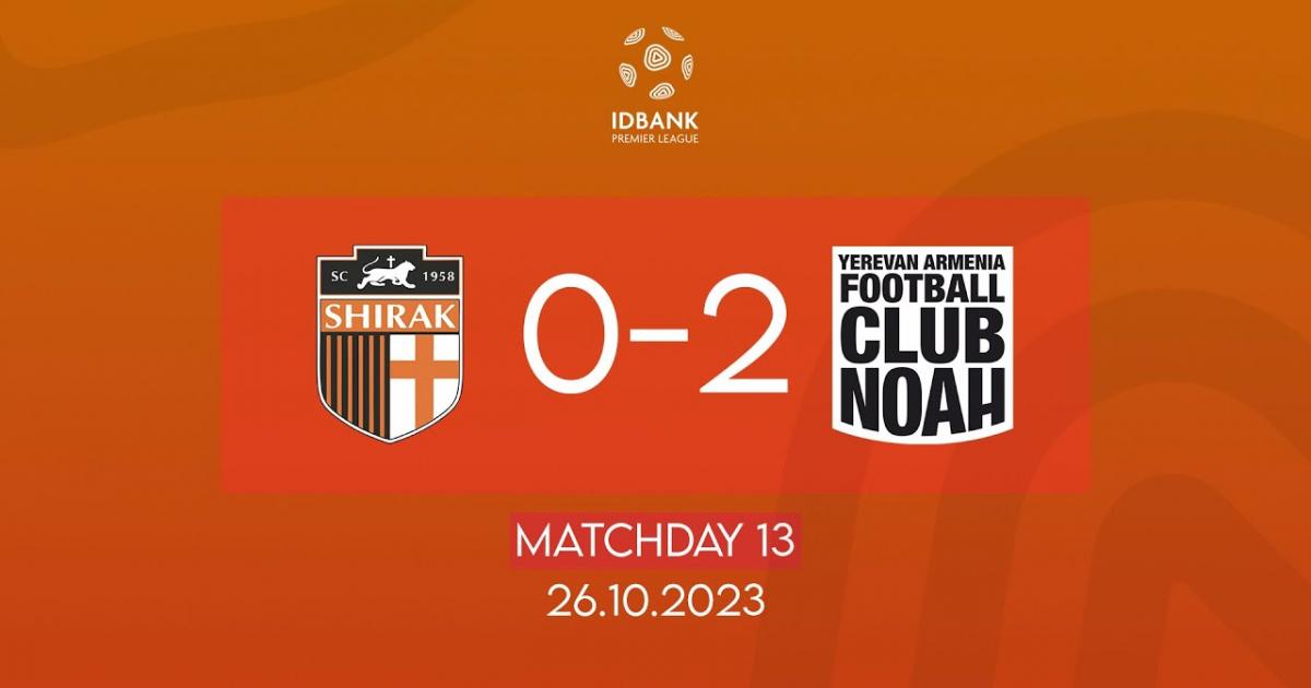 Noah 3-3 Shirak (Fastex Armenian Premier League, Round 26)