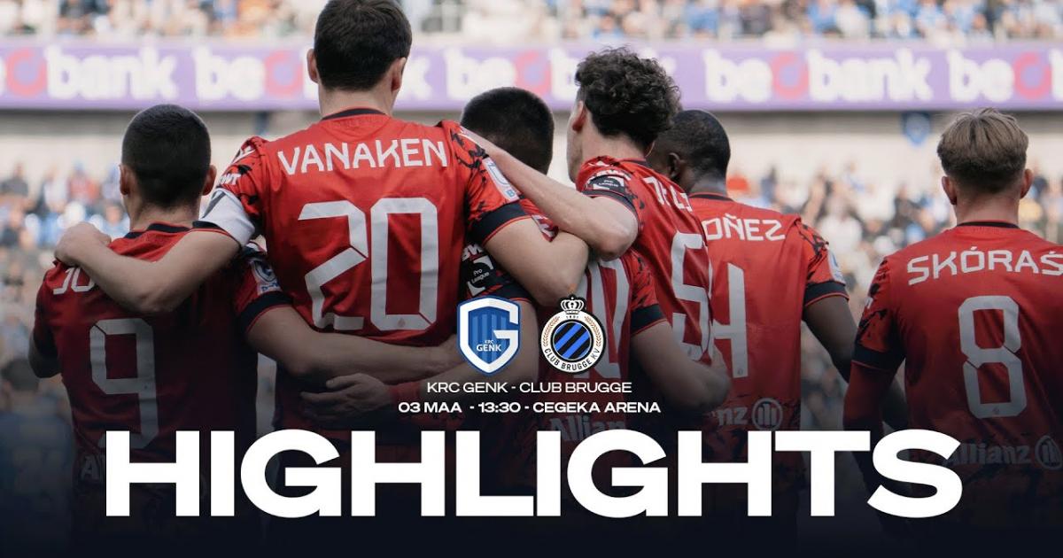 Highlights trận đấu giữa Genk và Club Brugge