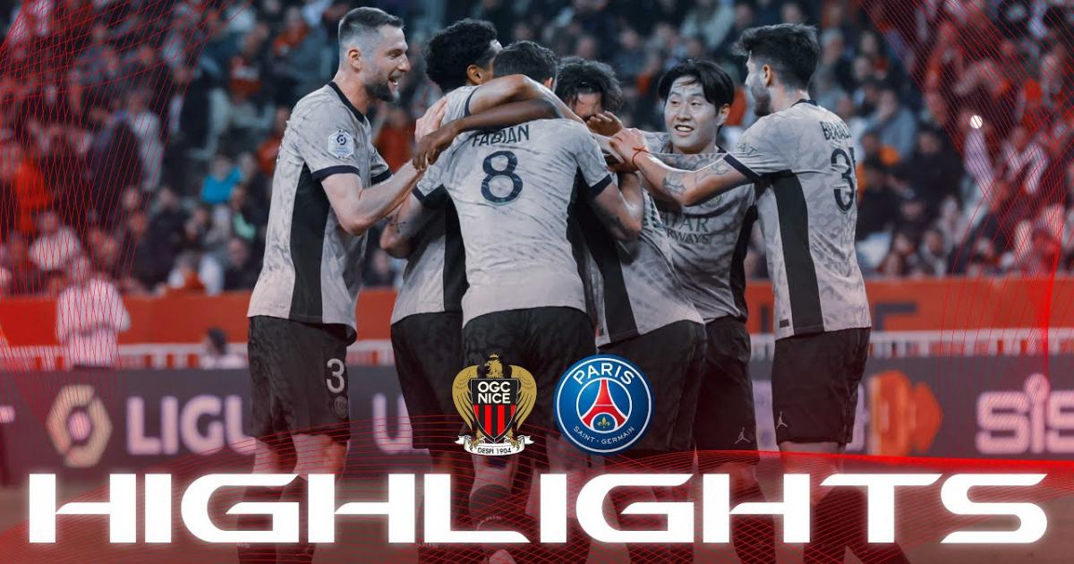 Highlights trận đấu giữa Nice và PSG