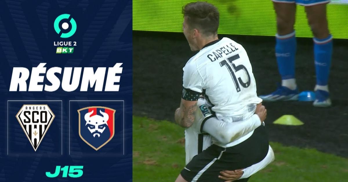 Highlights trận đấu giữa Angers và Caen