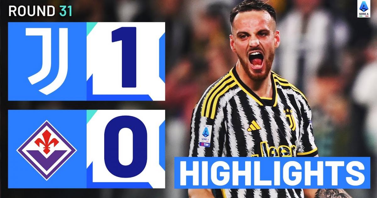 Resultados Juventus Fiorentina (10) 31ª jornada de Serie A 2023/2024