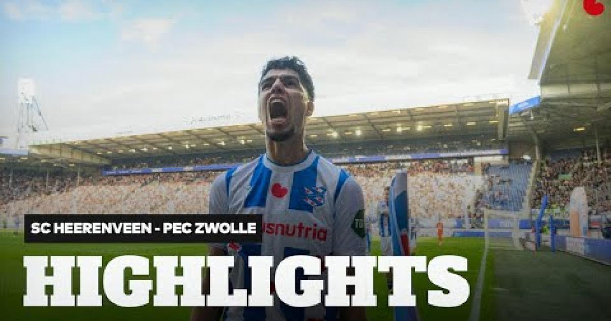 Highlights trận đấu giữa Heerenveen và Zwolle