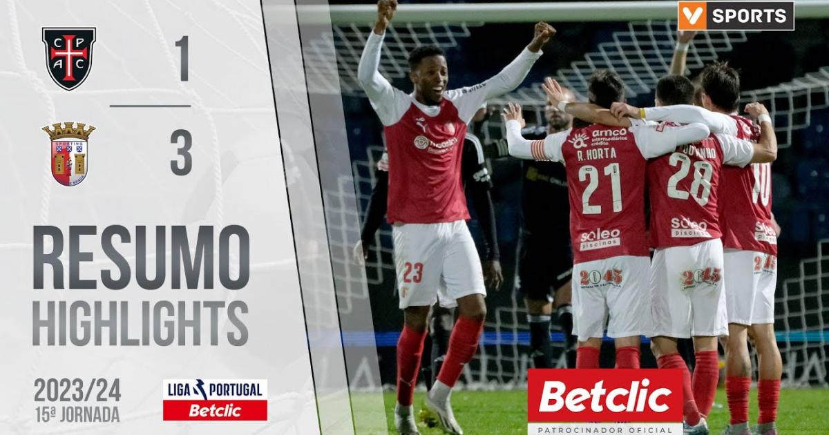 Résultat Casa Pia Braga (13) la 15e journée de Liga Portugal Betclic