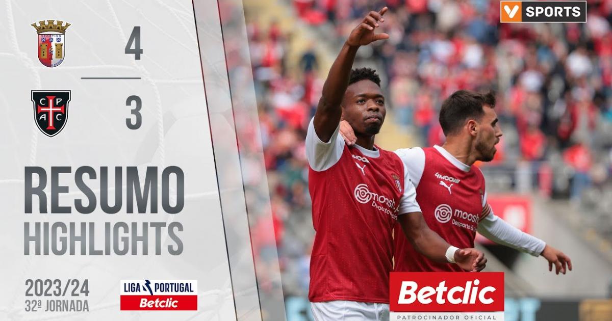 4-3 Abel Ruiz trận đấu giữa Braga và Casa Pia