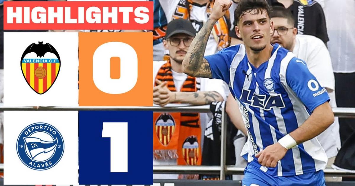 Highlights trận đấu giữa Valencia và Alaves