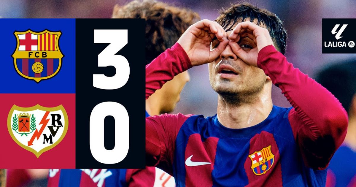 Highlights trận đấu giữa Barcelona và Rayo Vallecano