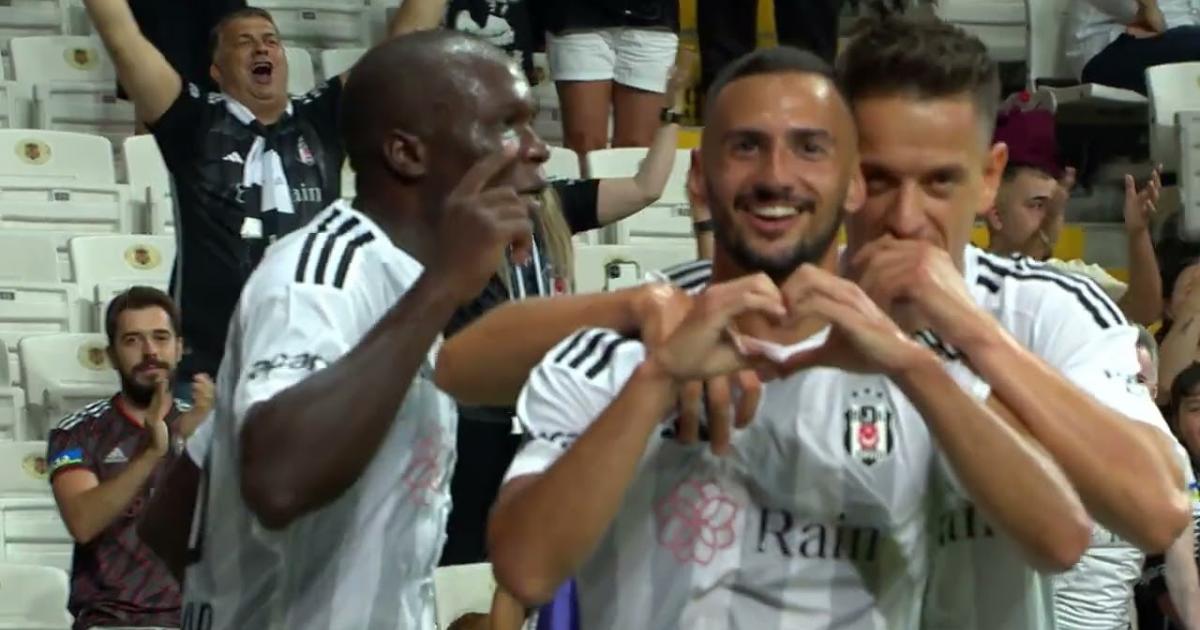 Ao vivo :: Besiktas 3-1 KF Tirana :: Europe Conference League [Qual]  2023/24 :: 