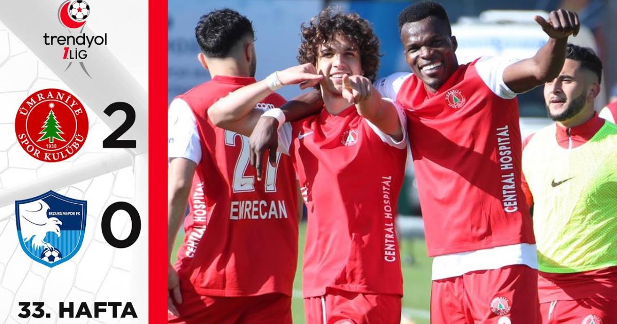 Highlights trận đấu giữa Umraniyespor và Erzurum BB