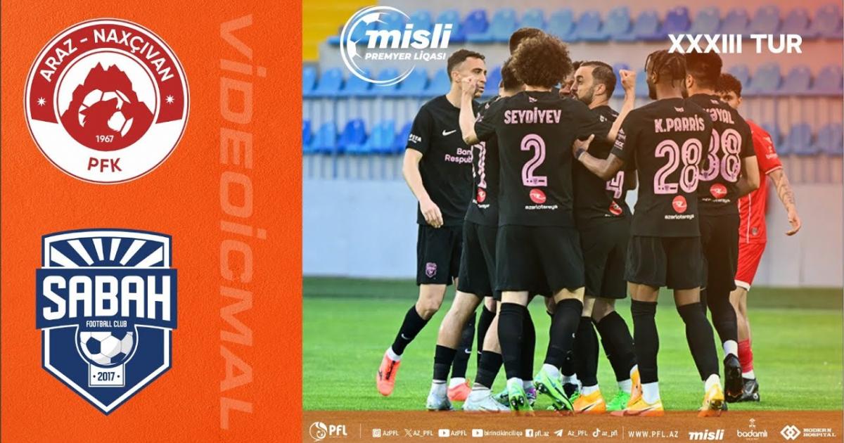 Highlights trận đấu giữa Araz và Sabah FK