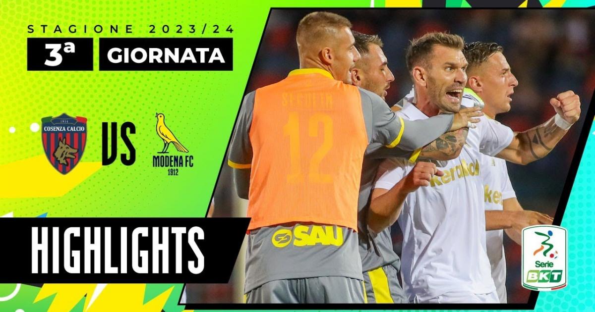 HIGHLIGHTS  Como vs Modena (1-0) - SERIE BKT 