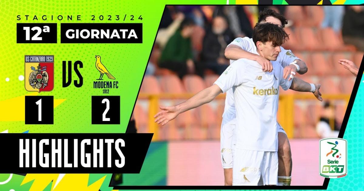 Highlights Serie BKT: Cosenza-Modena 2-1 