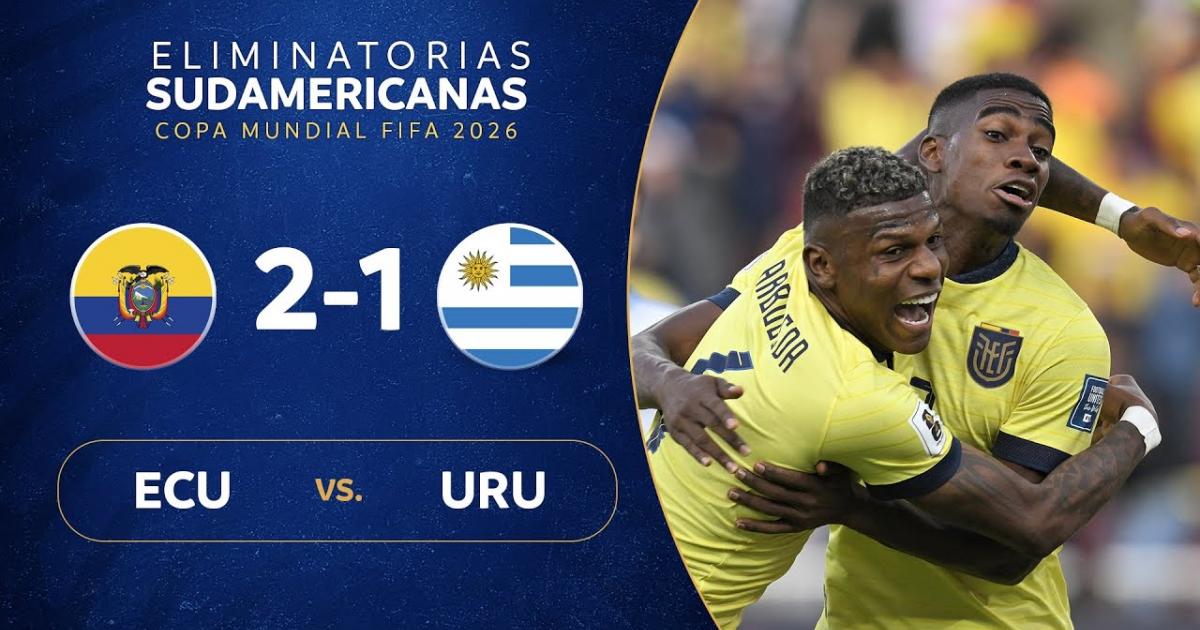 Fase de clasificación al Mundial, Sudamérica: Ecuador - Uruguay, en directo  hoy