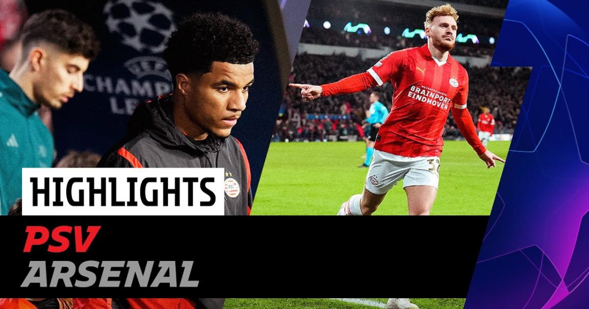 Arsenal vs. PSV FREE LIVE STREAM (12/12/23): Watch UEFA Champions