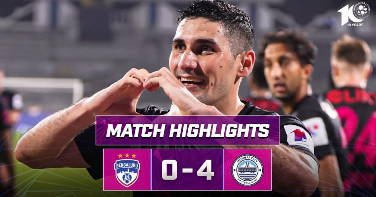 Highlights trận đấu giữa Bengaluru FC và Mumbai City