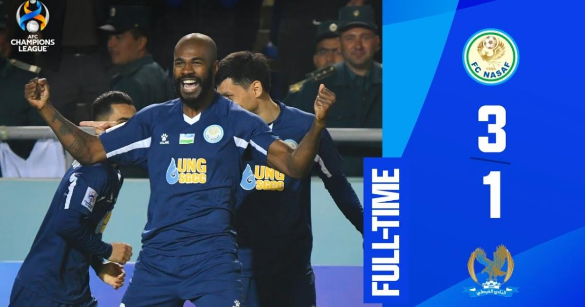 Highlights trận đấu giữa Nasaf Qarshi và Al-Faysali