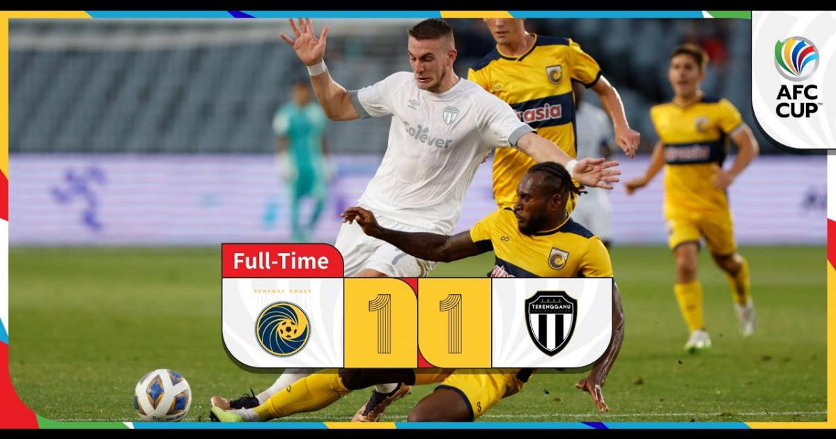 Highlights trận đấu giữa Central Coast Mariners và Terengganu