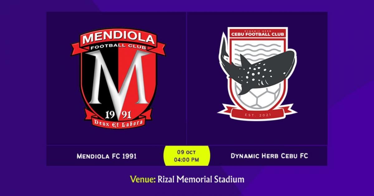 PFL2022  Dynamic Herb Cebu FC vs. Mendiola FC 1991 