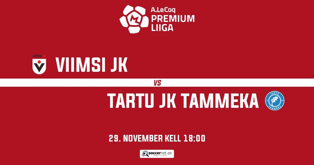 Live Stream trận đấu giữa Viimsi Igiliikur và Tammeka Tartu