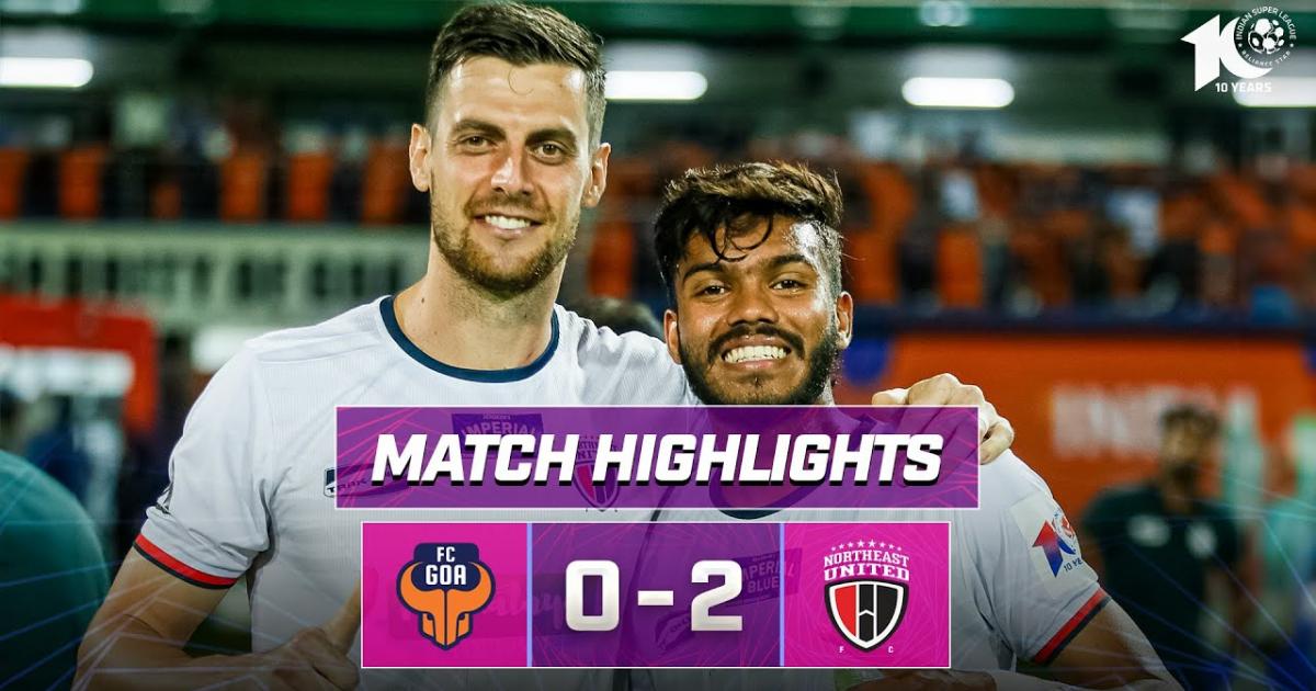 Highlights trận đấu giữa Goa và NorthEast United