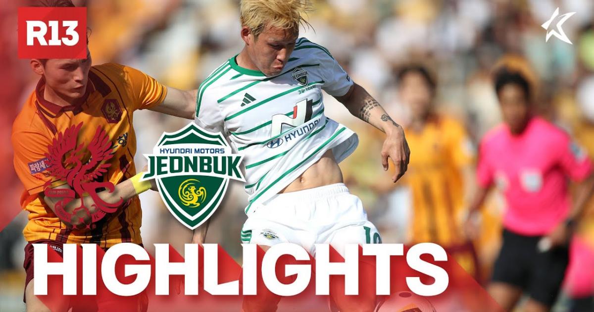 Highlights trận đấu giữa Gwangju và Jeonbuk Motors