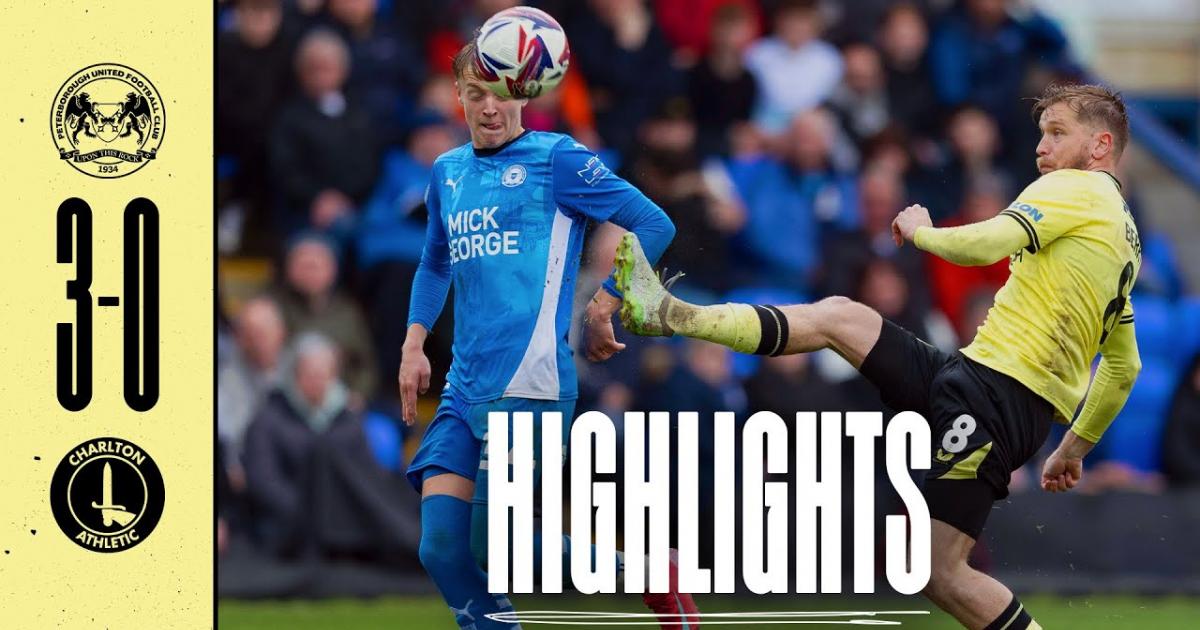 Peterborough United - Charlton Athletic