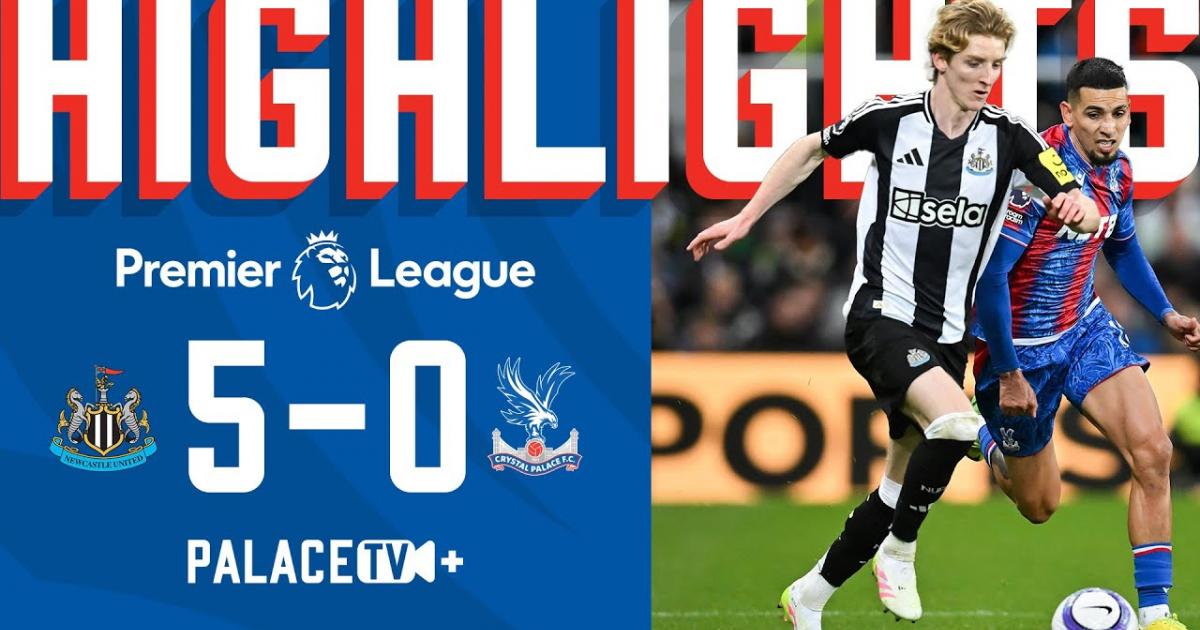 Highlights trận đấu giữa Newcastle United và Crystal Palace