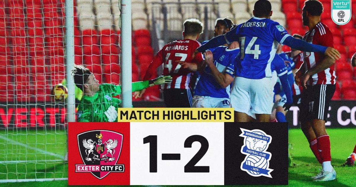 Exeter - Birmingham: Highlights
