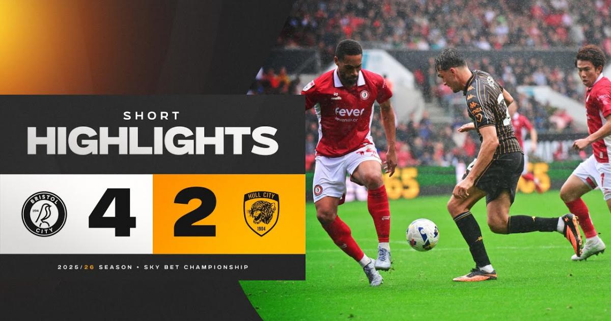 Bristol City - Hull City: Highlights