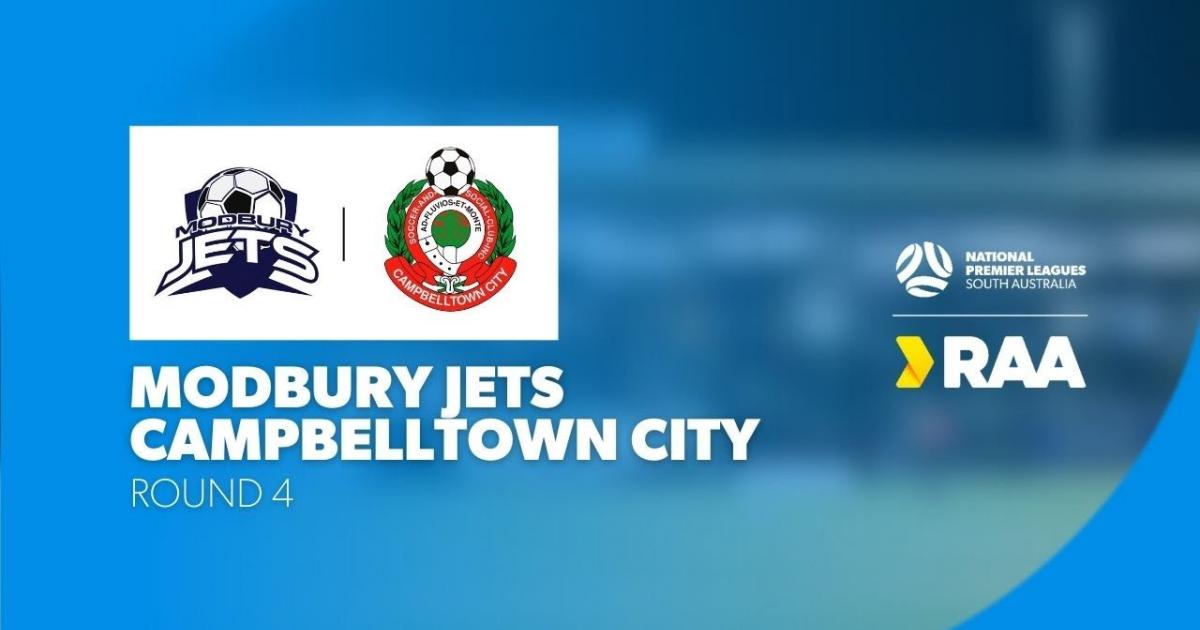 Live Stream trận đấu giữa Modbury Jets và Campbelltown City