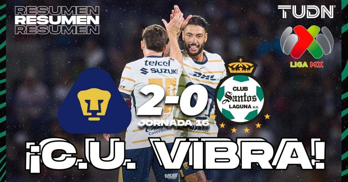 Highlights trận đấu giữa Pumas và Santos Laguna