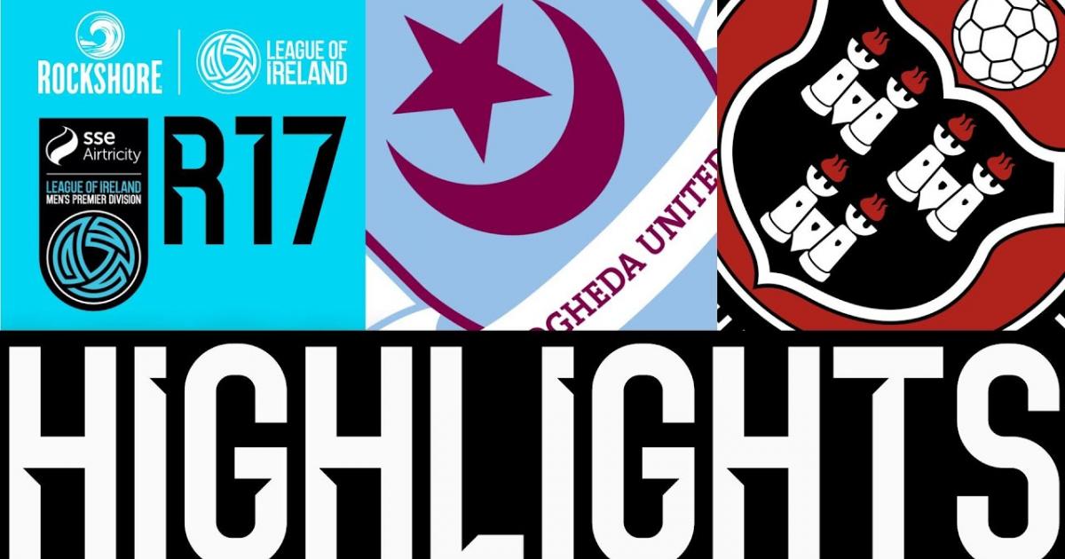Highlights trận đấu giữa Drogheda và Bohemians