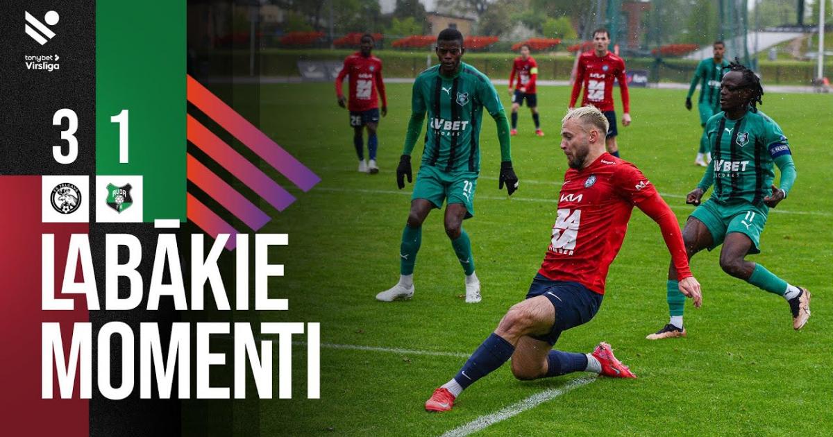 Highlights trận đấu giữa FK Jelgava và Auda