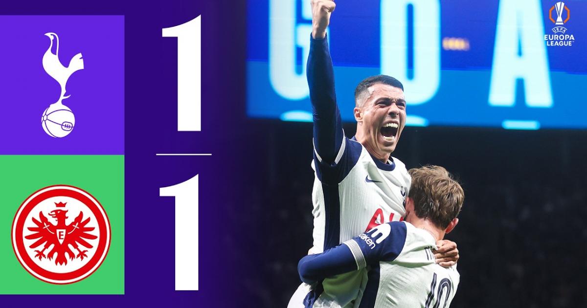 Highlights trận đấu giữa Tottenham Hotspur và Eintracht Frankfurt