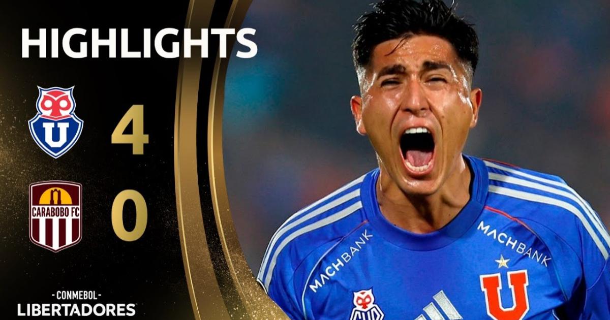 Highlights trận đấu giữa Universidad de Chile và Carabobo